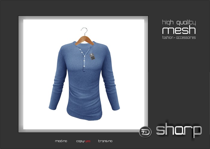 sharp by [ZD] - MESH - "Harrison" Longsleeve