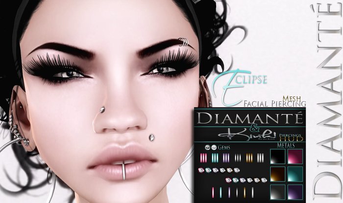 :Diamante:&{K}: Eclipse Facial Piercing