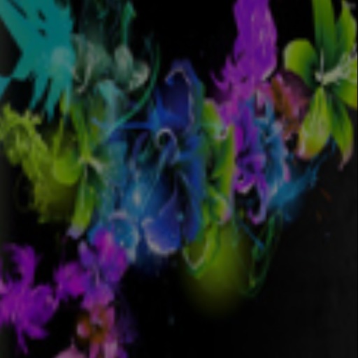 neon flowers