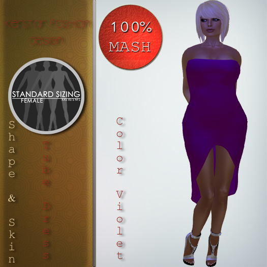 KS Design - Tube Point Dress Violet