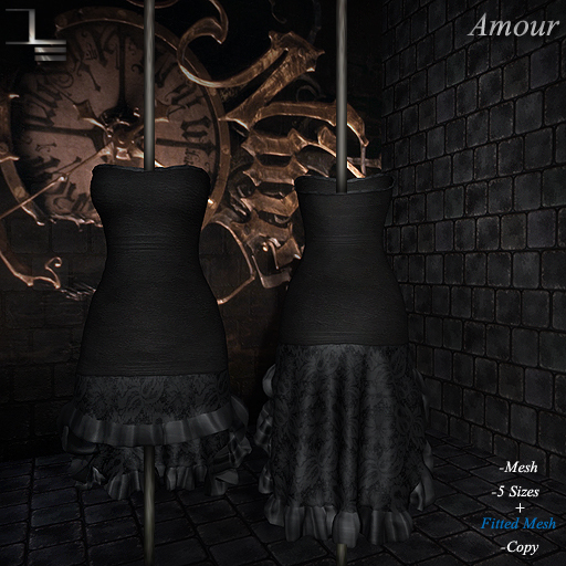 DE Designs Amour Fitted Mesh and Sizes - Black