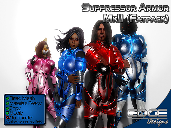 [.:EDGE Designs:.] Suppressor Armor MkII (Fem) Boxed
