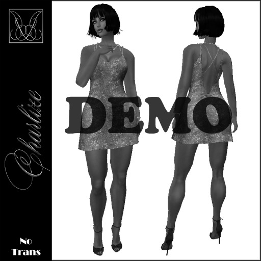 DEMO Charlize Mesh Mini Dress