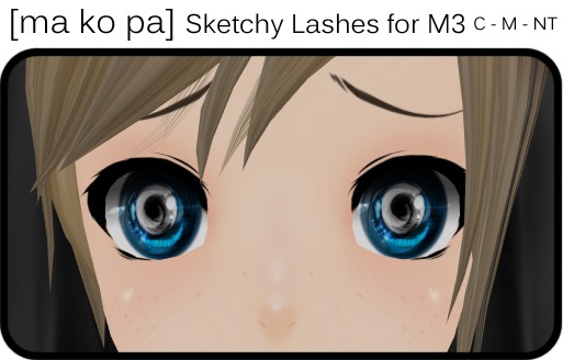 [ma ko pa] Sketchy Lashes