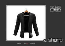 sharp by [ZD] - MESH - "Alex" Open Hoodie