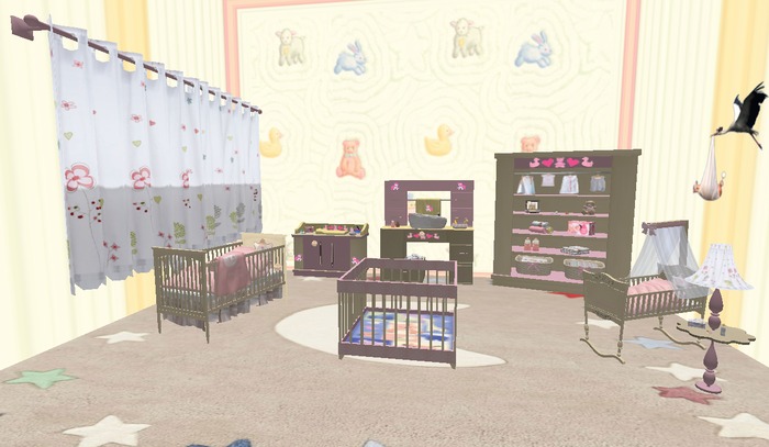 Bedroom - My Baby Girl - Partial Mesh