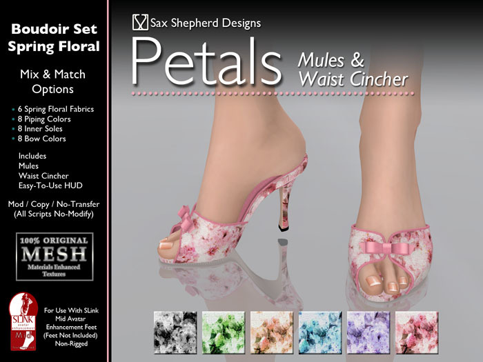 ! !SSD ~ Petals Boudoir Sets ~ DEMOS