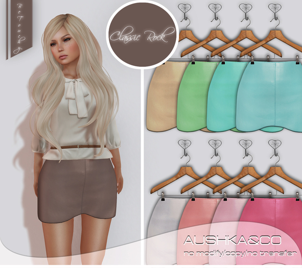A&CO-Nirvana Leather Mini Skirt-DEMO