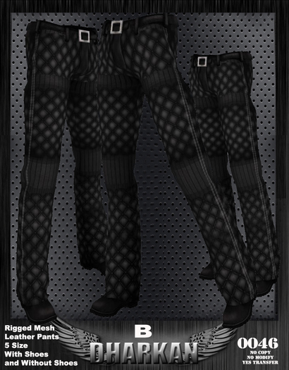 Dharkan - 0046 Leather Pants B