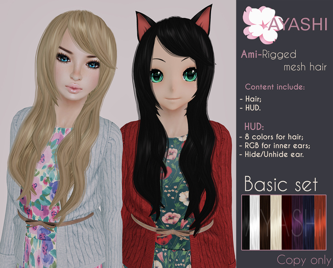 [^.^Ayashi^.^] Ami hair-basic set