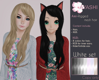 [^.^Ayashi^.^] Ami hair-white set