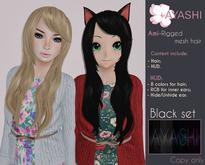 [^.^Ayashi^.^] Ami hair-black set