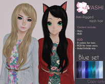 [^.^Ayashi^.^] Ami hair-blue set