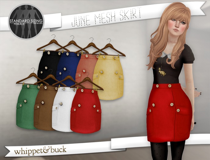 Whippet & Buck - June Mesh Skirt DEMO