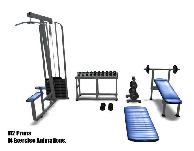 Fitness-Gym-Blue