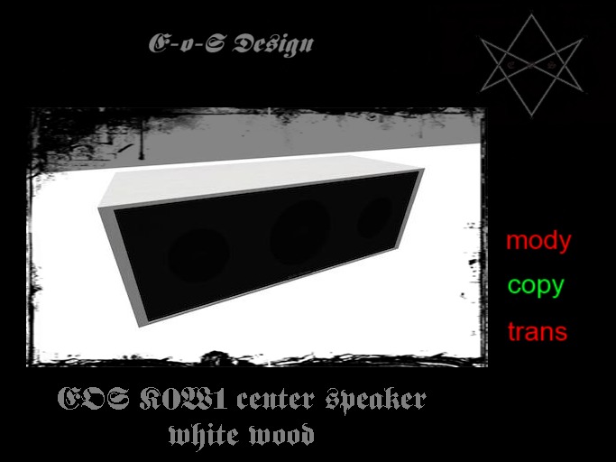 EOS center K0W1 white wood