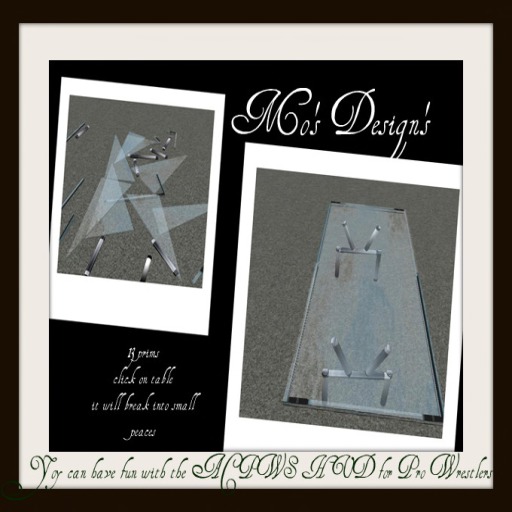 glass breakable table