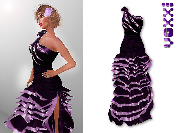 .::voxxi::. [Laetitia] Frilled Dress Violet
