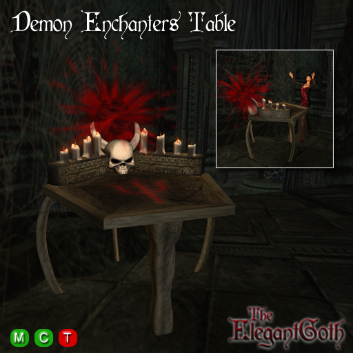 Dragon Enchanters Table : Magic or Witchcraft Roleplay Furniture