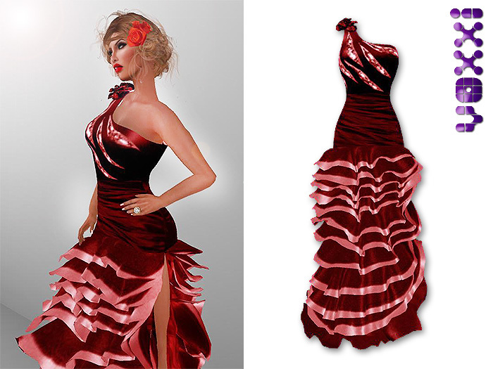 .::voxxi::. [Laetitia] Frilled Dress Red