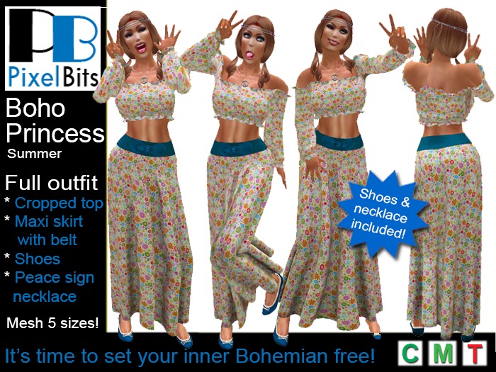 Boho Princess (Summer) Complete Outfit!