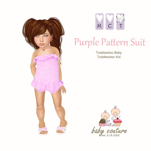 bC - Pattern Suit Purple - TD