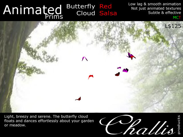 (Challis) Butterfly Cloud - Red Salsa (BOXED) (MC)