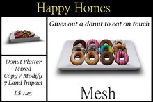 H.Homes ~ Mesh Donut / Doughnut Platter ~ Mixed