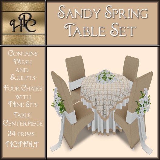 Sandy  Spring Table Set-Boxed