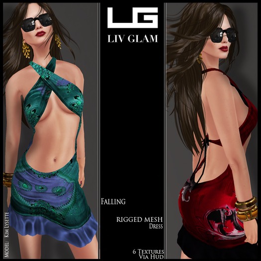 [LIV-Glam]WINTER2012 Posen Scrapbook Dress HUD[WearMe]