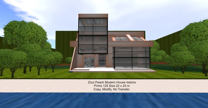 Zizzi Peach Modern House Isidora
