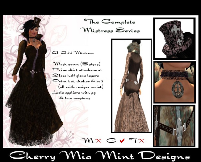 CMD - A Gold Mistress Gown