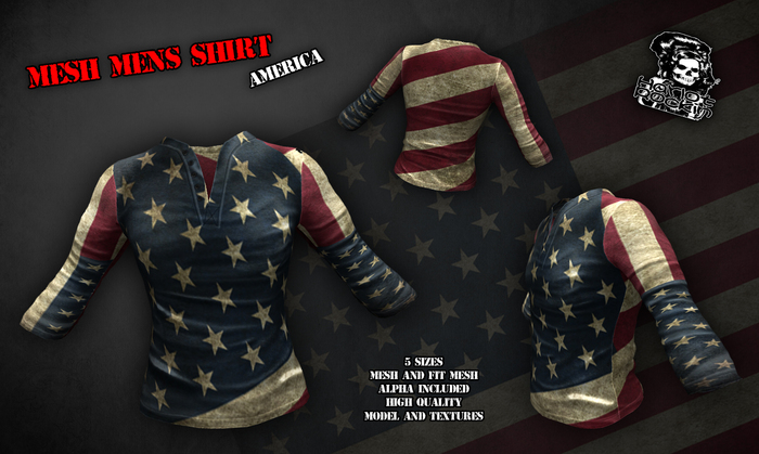 [HR]Mesh Mens Theless Top America - SPECIAL PRICE!