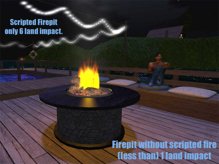 Patio Stone Fire Pit (Mesh)