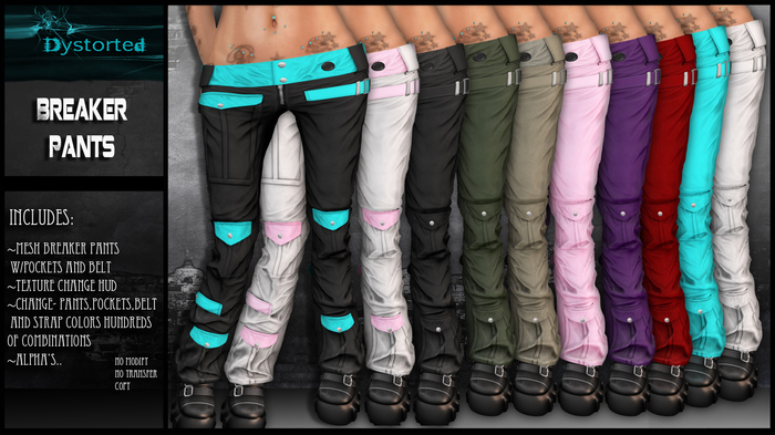 .:Dystorted:. Women's Breaker Pants Fatpack-[Box]