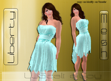 .:LS:.Liberty Strapless Dress Frills