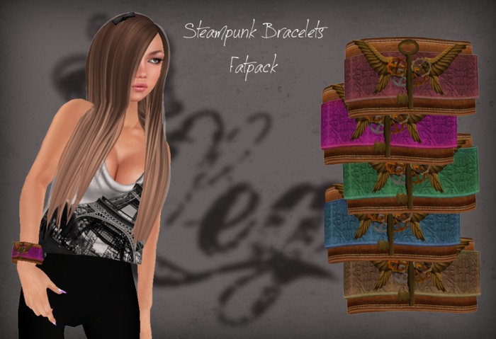 . Legit . Steampunk Bracelets Fatpack