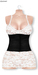 Vendor lace dress white black