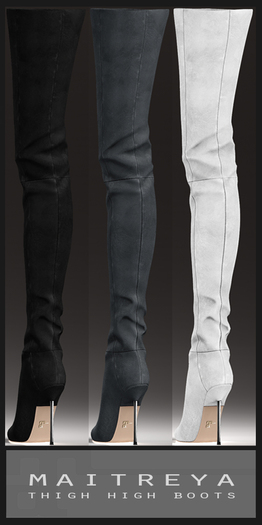 Maitreya Thigh High Boots - Suede Trio-Pack #1