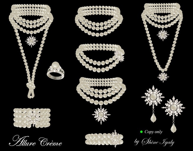 Allure Creme Jewel set