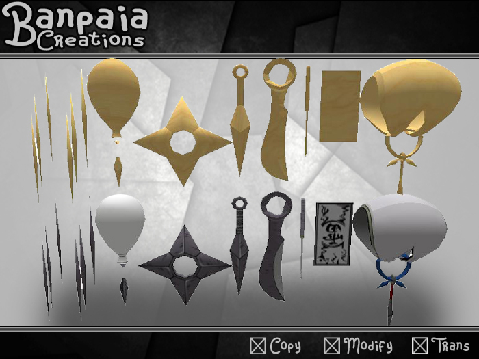 .:SB:. Naruto Full Perm Weapons Building Kit