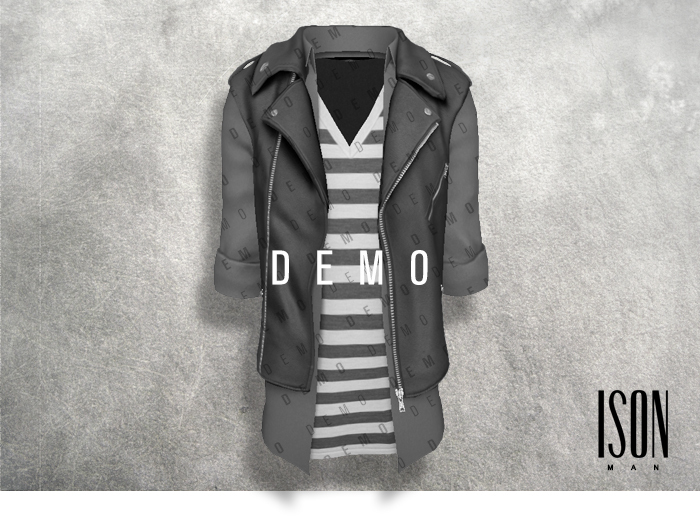ISON MAN - leather biker vest (demo)