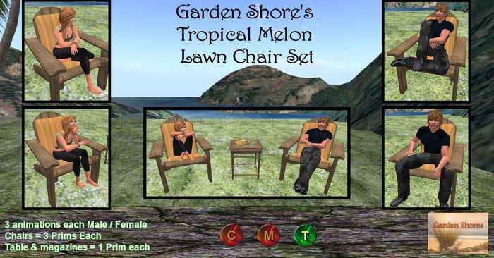 GS Blue Lagoon Umbrella Table Set