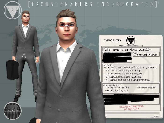 [TRB] Men's Broker Outfit
