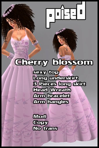 ::Poised:: Cherry blossom pink Gown