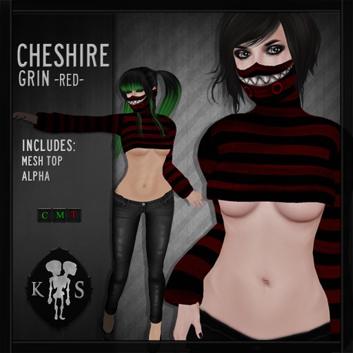 {KS} Cheshire Grin - Red