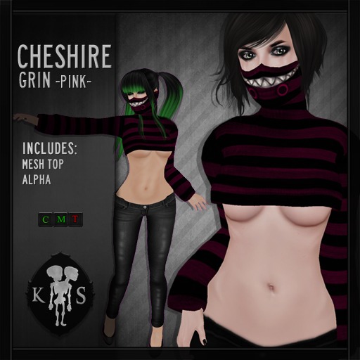 {KS} Cheshire Grin - Pink