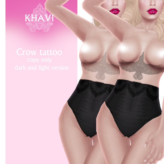 + KHAVI + Crow tattoo