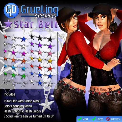 GrueLing Designs - Star Belt