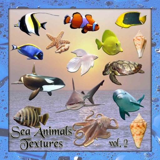 Sea Animals Textures vol. 2